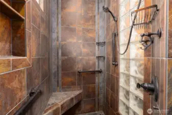 Amazing shower setup