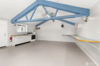 Additional finished space with endless possibilities - business? ADU? Entertainment room? Cave?