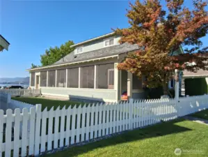 Veranda on east side