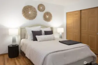 Nice closet space in all bedrooms