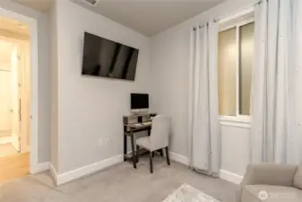 could be used as a den or office