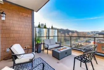 Stubbed in gas line and water spigot for added convenince