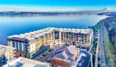 Parking garage is below. This unit has 2 indoor parking spots