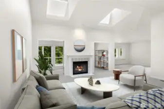 Light and bright open floor plan- Virtually staged