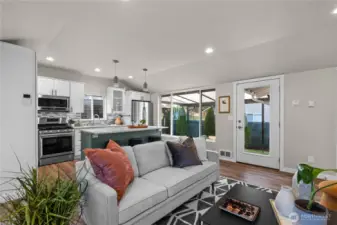 Wonderful open modern floorplan!