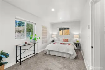 Nice windows for fresh air and sunlight!