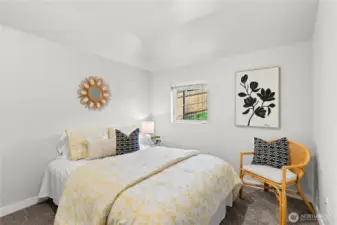 appointed with vaulted ceilings!