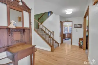 Enter the home to stunning hardwood floors that welcome you with warmth and elegance.