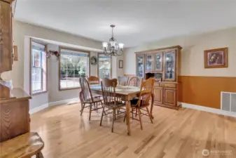 Enjoy a generously sized dining area, perfect for hosting guests with ease.