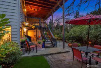 Patio off ADU/AirBnB