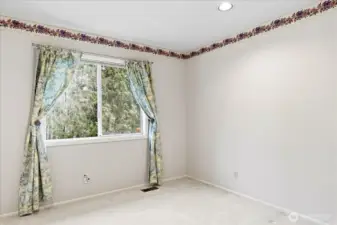 Bedroom #3 (located back of house w/ backyard view)