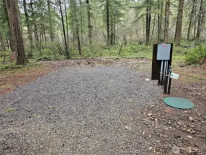 RV hookups to water/pwer/sewer