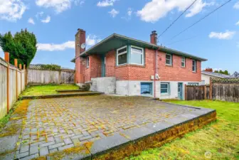 Patio has many possibilities