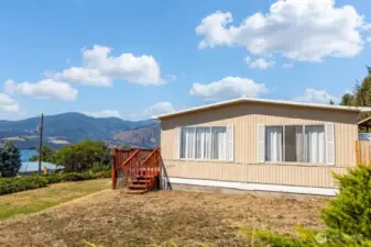 View from the back yard.