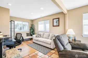 Upper Level Primary Suite with Sitting Area & Office Space