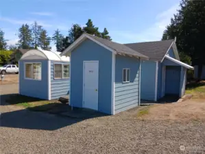 Restrooms and showers.