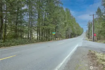 Huckleberry Road Sign on Lake Helena Road.