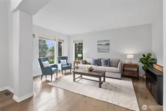 Formal front room overlooking the front yard.