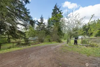 Gated front entry and the bear stays of course.