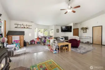 Large, open floor plan great for entertaining.