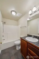 Primary suite full bath.