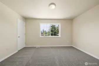 2nd bedroom on 2nd level of unit 234. Has a walk in closet too.