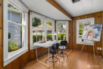 The bonus room off kitchen