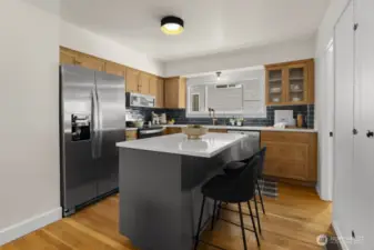 Recently updated kitchen