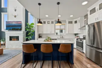 Custom Cabinets to Ceiling