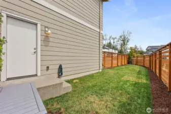 Garage Access Door Off Backyard