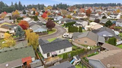 Neighborhood - aerial view