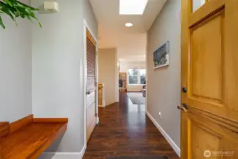 9 foot high ceilings!