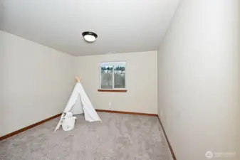 Third bedroom on the upper level.
