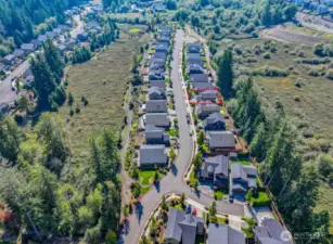 The Sterling Hills Estates Community with three parks/playgrounds and two miles of walking trails with gorgeous landscaping.