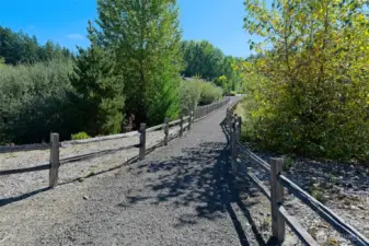 Two miles of walking trails with gorgeous landscaping at the Sterling Hills Estates Community.