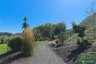 Two miles of walking trails with gorgeous landscaping at the Sterling Hills Estates Community.