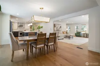 Dining Room connected to all spaces