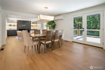 From Kitchen looking past dining area and back deck