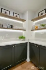 Coffee Bar off Kitchen