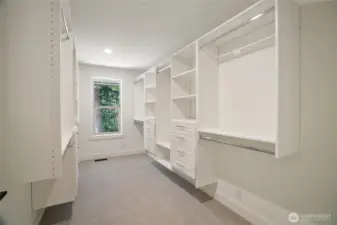 Primary Walk in closet