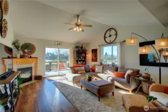 Inside you are welcomed with an open concept design with beautiful light filled rooms.