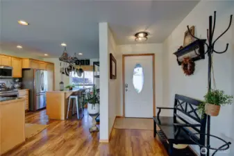 Welcome inside with an easy flow from the entry.