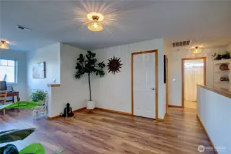 Bonus room at top of stairs.