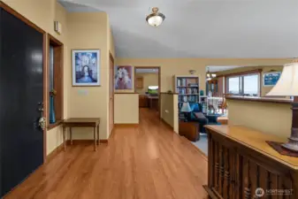 Front door towards kitchen...