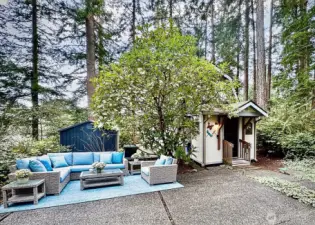 Virtually staged. Patio off  Main home.