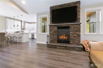 Luxurious country living, with true wood heat that warms the spirits!