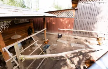 Chicken coop off to the edge -- this property extends beyond some of the listing photos
