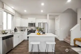 Fridge is an Optional feature.Photo is representational. Actual home is under construction. Colors, details and finishes will vary. See site agent for details.