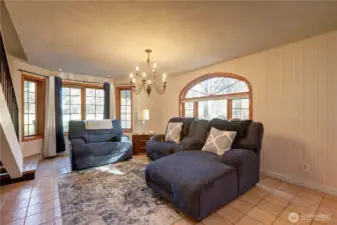 The Primary Bedroom has been used for a Sitting Room.