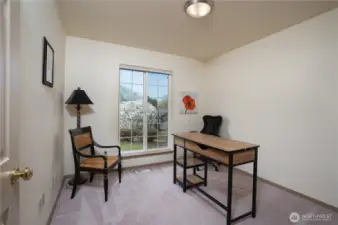 One of three bedrooms.